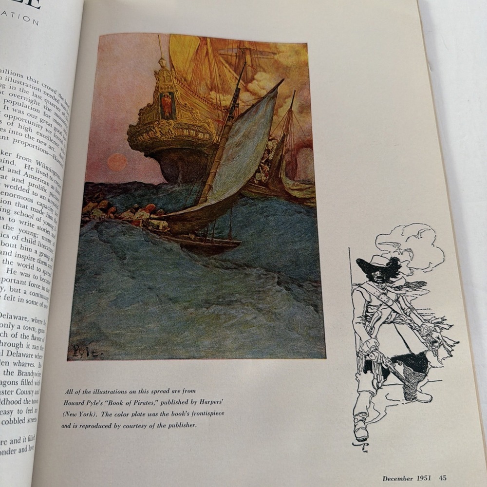 American Artist Magazine Dec 1951 Dan Lutz Howard Pyle Gerard David Rico Lebrun - Picture 13 of 16